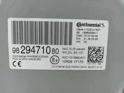 Автозапчастина б/у gps навігаційна система для peugeot 508 ii (fb_, fh_, f3_) 1.5 bluehdi 130 (fbyhzj, fbyhzr) посилання на oem iam 9829471080  