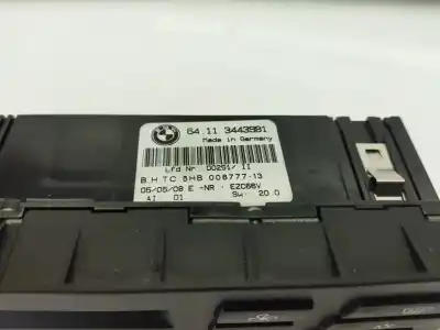 Peça sobressalente para automóvel em segunda mão comando de sofagem (chauffage / ar condicionado) por bmw x3 (e83) 2.0 sd referências oem iam 64113443981  