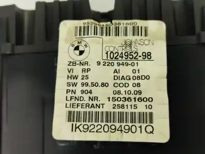 Peça sobressalente para automóvel em segunda mão quadrante por bmw 1 (e81) 116 d referências oem iam 102495298  