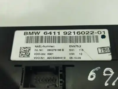 Pièce détachée automobile d'occasion commande de chauffage / climatisation pour bmw 1 (e81) 116 d références oem iam 6411921602201  
