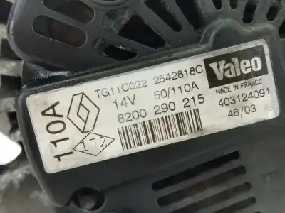 Автозапчастина б/у генератор для renault megane ii ranchera familiar (km0/1_) 1.9 dci (kmrg, km1g, km0g, km2c) посилання на oem iam 8200290215  