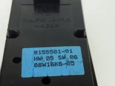 Peça sobressalente para automóvel em segunda mão botão / interruptor elevador vidro dianteiro esquerdo por bmw 3 (e90) 320 d referências oem iam 915550101  