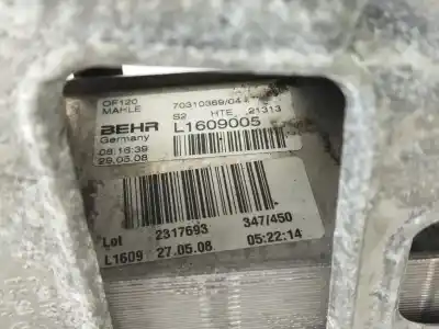Second-hand car spare part engine oil cooler for bmw 3 (e90) 320 d oem iam references 51750610  