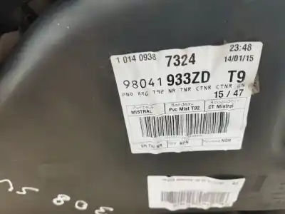 Автозапчастина б/у обкітка задніх лівіх дверей для peugeot 308 sw ii (lc_, lj_, lr_, lx_, l4_) 1.6 hdi / bluehdi 115 (lcbhxm, lcbhxt) посилання на oem iam 98041933zd  