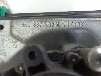 Second-hand car spare part driver left window regulator for audi a4 berlina (b5) 1.9 tdi oem iam references 8d0837397  