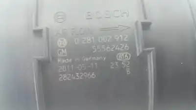 Second-hand car spare part flowmeter for opel insignia a (g09) 2.0 cdti (68) oem iam references 55562426  