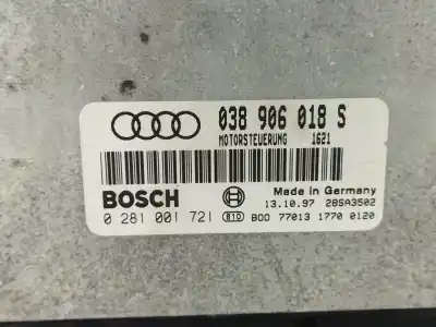 Автозапчасти б/у блок управления двигателем за audi a4 b5 (8d2) 1.8 ссылки oem iam 038906018s  