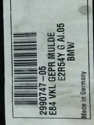 Автозапчастина б/у крішка багажника для bmw x1 (e84) sdrive 18 d посилання на oem iam 2990747  