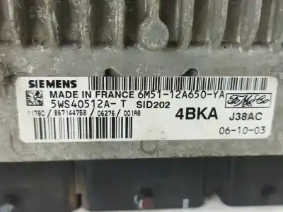 Автозапчастина б/у ебу контролер двигуна для ford focus c-max (dm2) 1.8 tdci посилання на oem iam 6m5112a650ya  