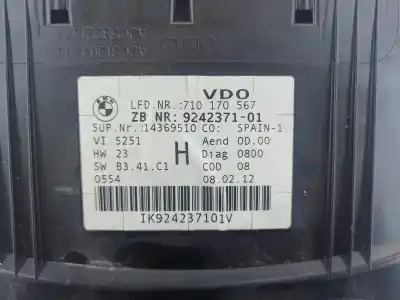 Peça sobressalente para automóvel em segunda mão quadrante por bmw x1 (e84) sdrive 18 d referências oem iam 924237101  