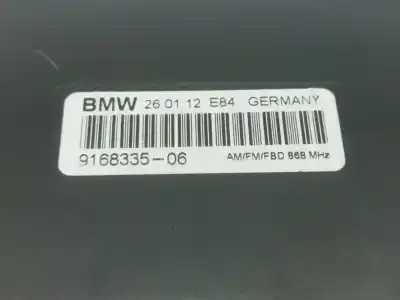 Second-hand car spare part antenna for bmw x1 (e84) sdrive 18 d oem iam references 9168335  