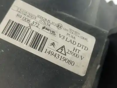 Second-hand car spare part right headlight for citroen c8 (ea_, eb_) 2.2 hdi oem iam references 1494619080  