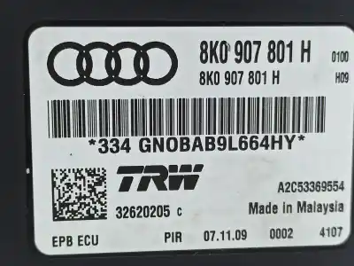 Second-hand car spare part electronic module for audi a5 (8t3) 3.0 tdi quattro oem iam references 8k0907801h  