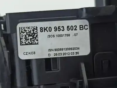 Second-hand car spare part multifunction switch for audi a5 (8t3) 3.0 tdi quattro oem iam references 8k0953502bc  