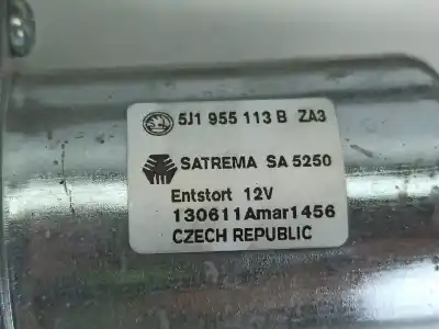 Автозапчастина б/у двигатель передніх склоочисників для skoda fabia ii (542) 1.6 tdi посилання на oem iam 5j1955113b  