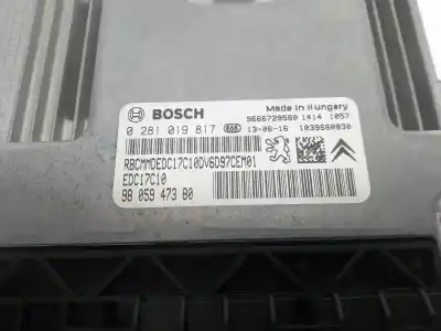 Автозапчасти б/у блок управления двигателем за peugeot 308 i (4a_, 4c_) 1.6 hdi ссылки oem iam 9666729580  