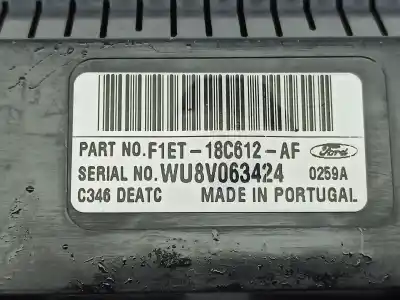 Second-hand car spare part climate control for ford c-max ii (dxa/cb7, dxa/ceu) 1.0 ecoboost oem iam references f1et18c612af  