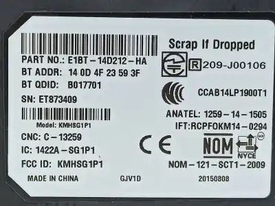 Second-hand car spare part electronic module for ford c-max ii (dxa/cb7, dxa/ceu) 1.0 ecoboost oem iam references e1bt14d212ha  