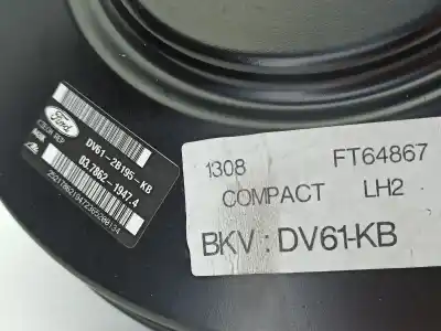 Second-hand car spare part brake servo for ford c-max ii (dxa/cb7, dxa/ceu) 1.0 ecoboost oem iam references dv612b195kb  