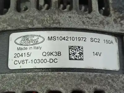 Second-hand car spare part alternator for ford c-max ii (dxa/cb7, dxa/ceu) 1.0 ecoboost oem iam references cv6t10300dc  