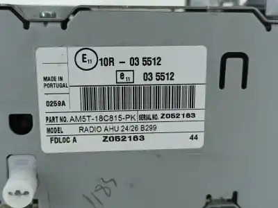 Автозапчасти б/у аудиосистема / радио cd за ford fiesta (ccn) ambiente ссылки oem iam am5t18c815pk  