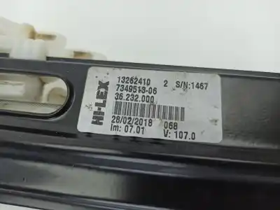 Автозапчастина б/у регулятор вікна передній лівий для bmw x1 (f48) sdrive 18 d посилання на oem iam 13262410  