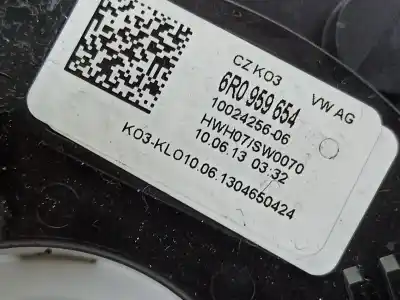 Second-hand car spare part multifunction switch for skoda fabia ii (542) 1.6 tdi oem iam references 6r0953521a  