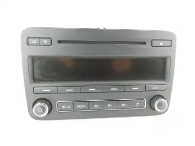 Second-hand car spare part audio system / radio cd for skoda fabia ii (542) 1.6 tdi oem iam references 5j0035161g  