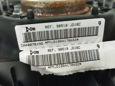 Second-hand car spare part front left air bag for nissan qashqai / qashqai +2 i (j10, nj10, jj10e) 2.0 dci a las 4 ruedas oem iam references 98510jd16c  