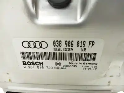 Автозапчасти б/у блок управления двигателем за audi a4 b6 (8e2) 1.9 tdi ссылки oem iam 038906019fp  