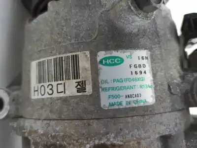 Peça sobressalente para automóvel em segunda mão compressor de ar condicionado a/a a/c por hyundai i30 (fd) 1.6 crdi referências oem iam an8ca03  