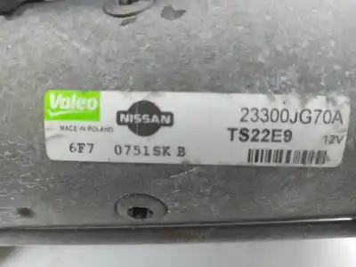 Peça sobressalente para automóvel em segunda mão motor de arranque por renault koleos i (hy_) 2.0 dci 4x4 (hy0k) referências oem iam 23300jg70a  