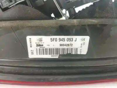 Автозапчасти б/у внутренний левый задний фонарь за seat leon (5f1) 1.2 tsi ссылки oem iam 5f0945093j  
