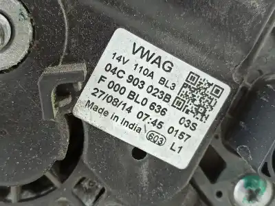 Автозапчастина б/у генератор для seat mii (kf1, ke1) 1.0 посилання на oem iam 04c903023b  