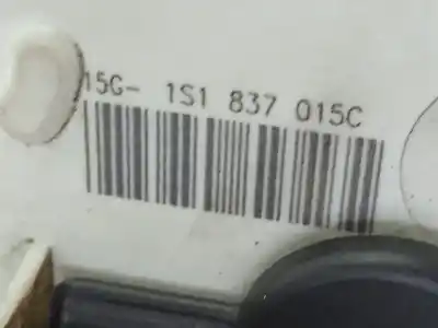 Автозапчасти б/у замок левой передней двери за seat mii (kf1, ke1) 1.0 ссылки oem iam 1s1837015c  