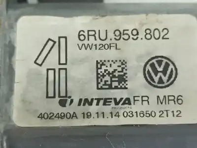 Автозапчасти б/у мотор переднего левого стекла за seat mii (kf1, ke1) 1.0 ссылки oem iam 6ru959802  