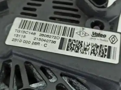 Автозапчасти б/у генератор за renault kangoo express (fw0/1_) 1.5 dci 75 (fw07, fw10, fw04) ссылки oem iam 231000026r  
