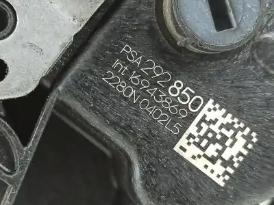 Автозапчасти б/у замок левой передней двери за peugeot 208 ii (ub_, up_, uw_, uj_) 1.5 bluehdi 100 ссылки oem iam 292850  