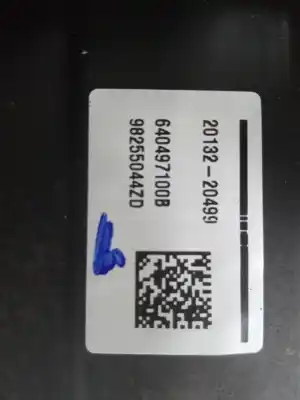 Автозапчастина б/у кермо для peugeot 208 ii (ub_, up_, uw_, uj_) 1.5 bluehdi 100 посилання на oem iam 98255044zd  