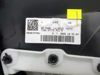 Автозапчастина б/у обликка задніх правіх дверей для peugeot 208 ii (ub_, up_, uw_, uj_) 1.5 bluehdi 100 посилання на oem iam 9830179qu  