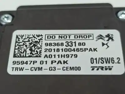 Автозапчастина б/у електронний модуль для peugeot 208 ii (ub_, up_, uw_, uj_) 1.5 bluehdi 100 посилання на oem iam 9836833180  