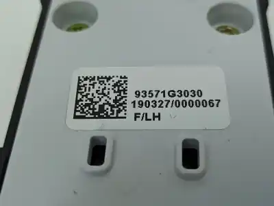 Автозапчастина б/у передні вікний вмикач для hyundai i30 (pde, pd, pden) 1.0 t-gdi посилання на oem iam 93571g3030  