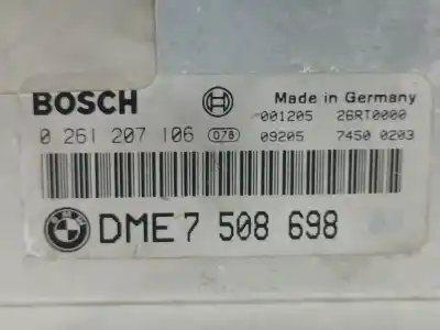 Second-hand car spare part ecu engine control for bmw x5 (e53) 4.4 i oem iam references 7508698  