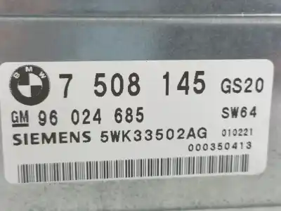 Second-hand car spare part electronic module for bmw x5 (e53) 3.0 i oem iam references 7508145  