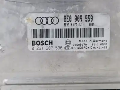 Автозапчастина б/у ебу контролер двигуна для audi a4 b6 (8e2) 2.0 посилання на oem iam 8e0909559  