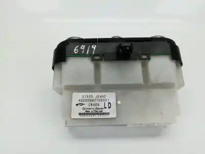 Peça sobressalente para automóvel em segunda mão comando de sofagem (chauffage / ar condicionado) por nissan qashqai / qashqai +2 i (j10, nj10, jj10e) 2.0 dci referências oem iam 27500jd45c  