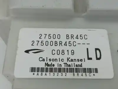 Second-hand car spare part climate control for nissan qashqai / qashqai +2 i (j10, nj10, jj10e) 1.5 dci oem iam references 27500br45c  