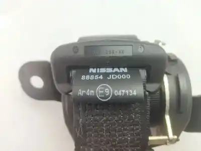 Автозапчастина б/у центральний задній ремін безпеки для nissan qashqai / qashqai +2 i (j10, nj10, jj10e) 1.5 dci посилання на oem iam 88854jd000  
