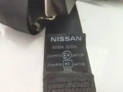 İkinci el araba yedek parçası ön sag emniyet kemeri için nissan qashqai / qashqai +2 i (j10, nj10, jj10e) 1.5 dci oem iam referansları 86884jd00a  