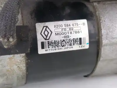 Second-hand car spare part starter motor for nissan qashqai / qashqai +2 i (j10, nj10, jj10e) 1.5 dci oem iam references 8200584675b  